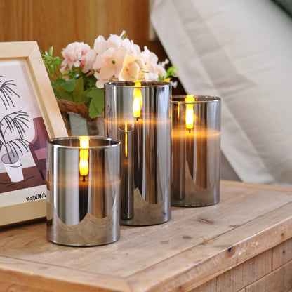 Lumipher – Set di 3 candele a LED